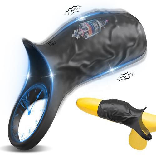Factory Wholesale Male Vibrating Ring Penis Cock Ring Vibrator Sex Toys for Man Male Delay Ejaculation Adult Toy
