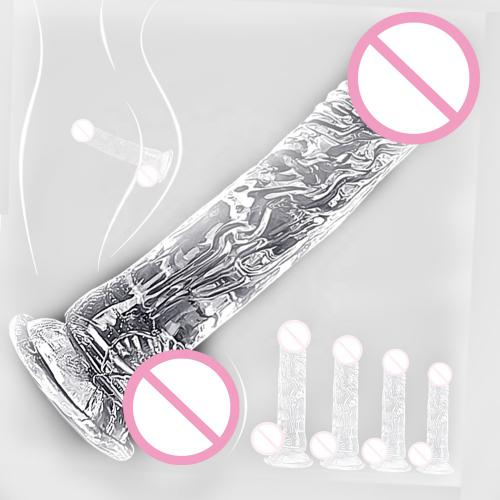 Factory Wholesale TPE Realistic Dildos Sex Toys for Adult Woman Masturbation With Suction Cup
