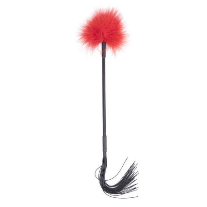 Feather Tickler Silicone Flogger Adult Products Whip BDSM Feather Tickler Leather Bondage Sets Restraint Kits Sex Toys