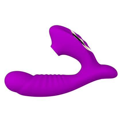 Female G-sports Sucking Vibrator Dildo Nipples Clitoral Clit Sucker Rose Adult Sex Toys Suck for Women