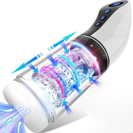 Fleshlight Sex Toy for Men 9-Frequency Thrusting Rotating Sucking Vibrators Automatic Masturbators Cup Sex Toys for Men