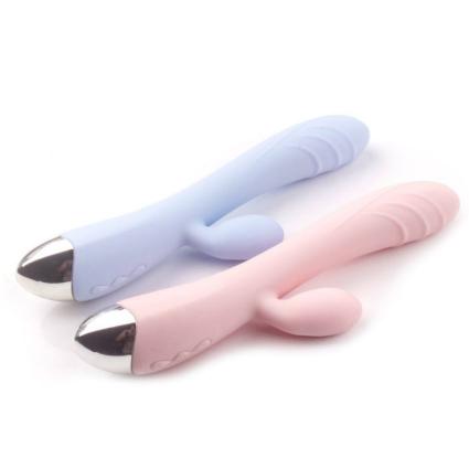 G Spot Clitoris Rabbit Vibrator Double Headed Strong Vibration Women Masturbation Adult Sex Toys for Woman