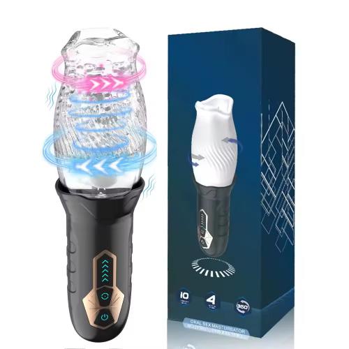 Gay-Sex-Toys Male Masturbators Sex Toy Automatic Masturbator With 5 Sucking & 10 Vibrator Modes Sex Toys for Men