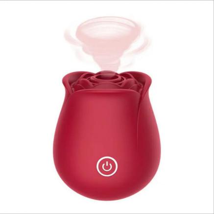 Glow in the Dark Rose Vibrator for Women Wholesale Custom Logo Clitoralis Stimulator Sucking Sex Toys Rose Sucking Vibrator