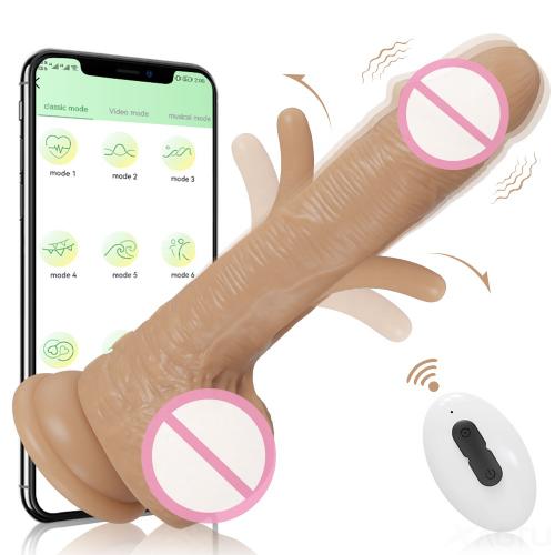 Hot Selling APP Remote Control Liquid Silicone Dildos Patting Vibrator Sex Toys for Women Masturbators Female Adult Toy