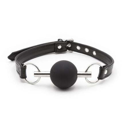 Hot Selling Adult Product Sm Bondage Gear Mouth Ball Gag With Pu Leather Strap Fetish Sex Toys for Couples Adult