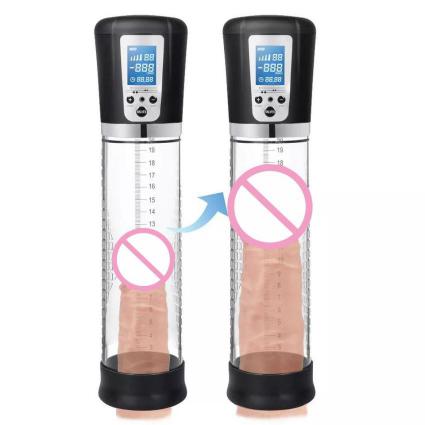 Lcd Display Penis Pump Masturbators Adult Sex Toy for Man Vacuum Enlargement Extender Automatic Vibrator Sex Toys for Man