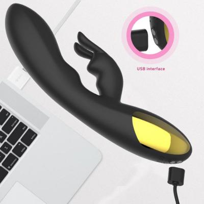 Multi-frequency Female Dual Motor Soft Silicone Sex Toys Dildo Rabbit Stick Vibrator for Women