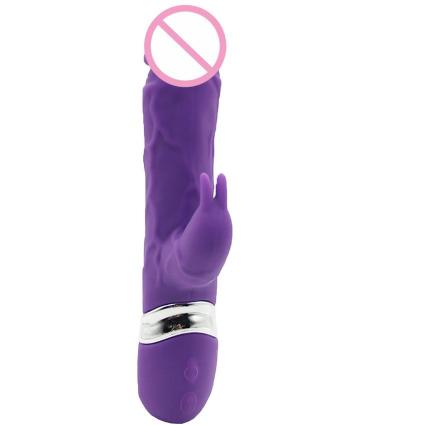 Multi-frequency Silicone Rechargeable Rabbit Dildo Vibrating Female Sex Toys Massager Dildo Vibrator for Women