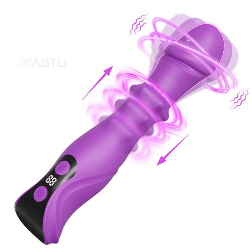 New Arrival G Spot Beaded Thrust Vibrator Adult Sex Toys for Women Clitoral Stimulator Dildo