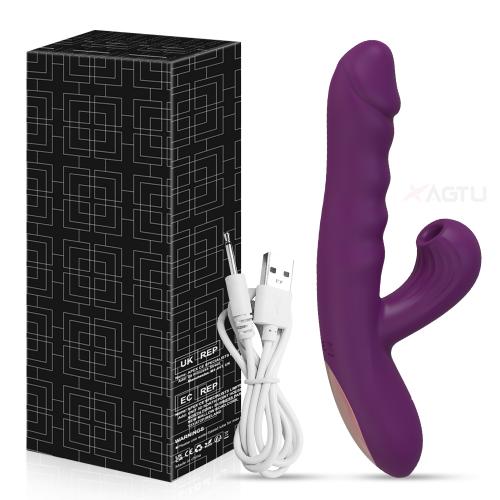 New Arrival Rechargeable Silicone Female Licking and Sucking Vibrator for Women Rabbit Sucking Vibrator
