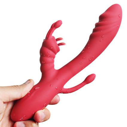 Rabbit Dildo Vibrator for Women Sex Toy Multi -Frequency G-Spot Massage Vibration Modes Heating Sucker Adult Sex Toy Wholesale