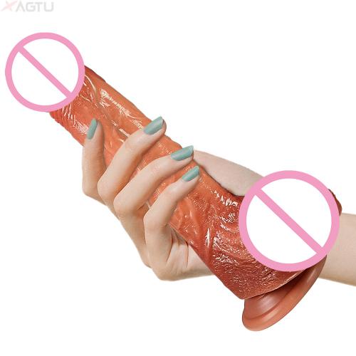 Remote Control Liquid Silicone Heating Modes Vibrating Dildo Penis Female Masturbator Sex Toys Vibrators for Women