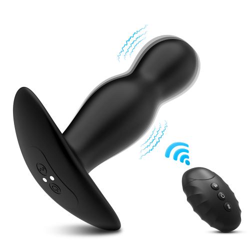 Remote Controlled Wireless Wholesale Silicone Anal  Vibrator Butt Plug Sex Man