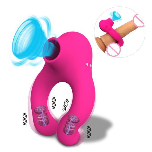 Sucking Vibrators Man Masturbation Products Penis Ring Vibrator Sex Toys for Men and Woman