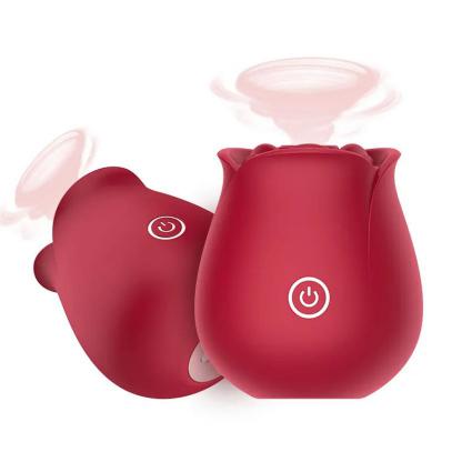 Suction Rose Vibrator Clitoral Sucking Vibrator Sex Toys Women Nipple Glow in the Dark Rose Vibrator Sex Toys for Woman