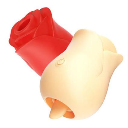 Usb Rechargeable Waterproof Panty Vibrator Clitoral Silicone Tongue Licking Suck Rose Vibrator Sex Toys for Women