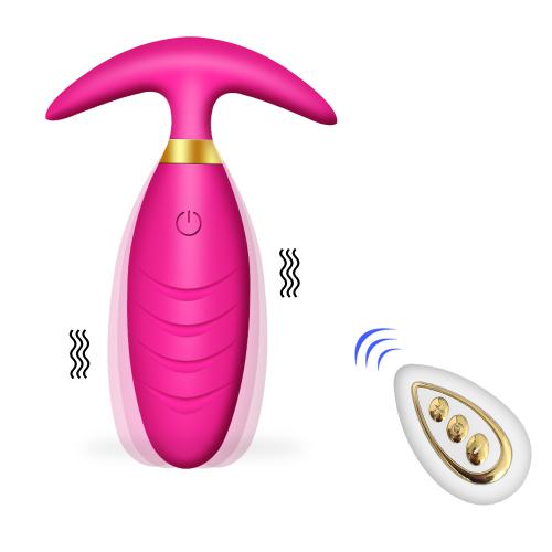 Wearable Silicone Anal Prostate Massager with Wireless Remote Control Anal Butt Plug Vibrator Sex Toys for Adult