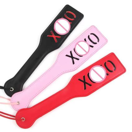 Wholesale Couple Games PU Leather Bondage Sexy Paddle for BDSM Adult Games Sex Toys