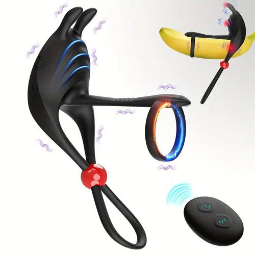 Wholesale Couple Sex Toys Silicone g Spot Vibrator Vibrating Penis Ring Cook Rings for Men Erection Sex Rubber