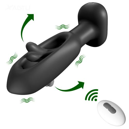 Wholesale Silicone Anal Plug APP Remote Control Prostate Massager Butt Plug Vibrator Anal Masturbate Toys for Couples