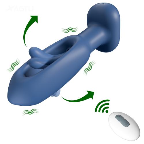 Wireless Remote Controlled Powerful Patting Anal Vibrator Butt Plug Anal Sex Toys Adults for Woman Man