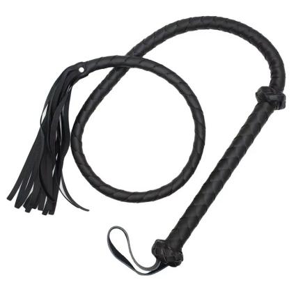 Women Toy Red Black Leather Braided Slave Bdsm Bondage Horse Whip Spanking Flogger Sexy Queen Long Sex Whip Sex Toys for Couples